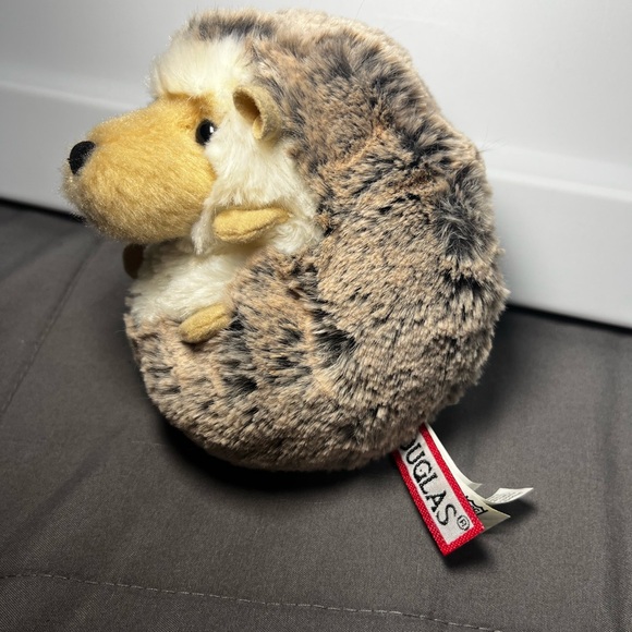 Douglas Cuddle Toys Spunky the Hedgehog Plush 5” Lovey Soft Stuffed Animal NWOT - Picture 2 of 6